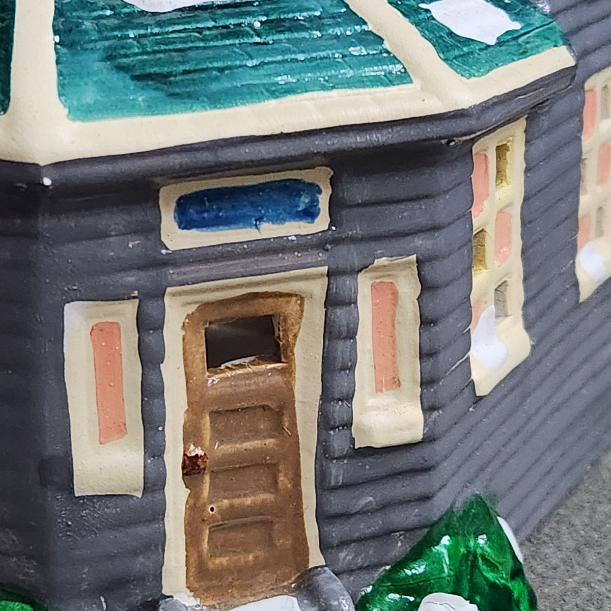Vintage Dept 56 Bayport Snowhouse Series Lighted House | 80s Victorian Christmas