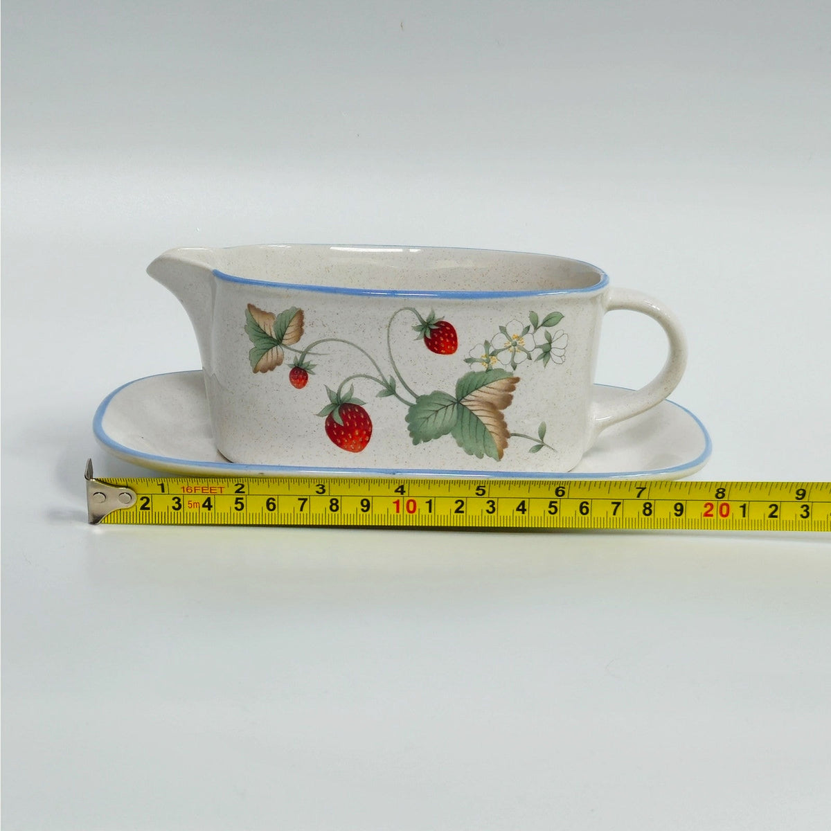 1980s Savoir Vivre "Luscious" Strawberries Gravy Boat