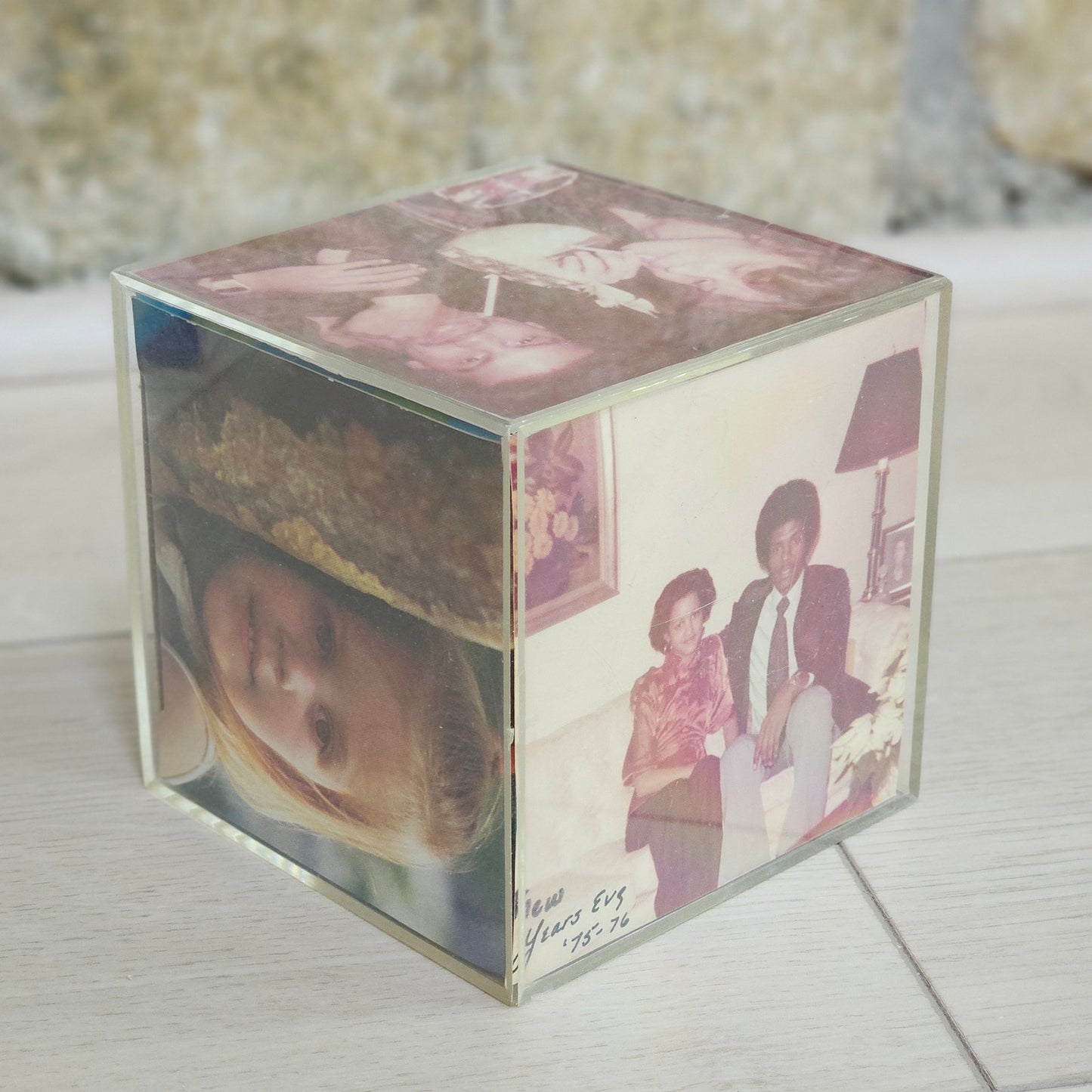 1970s Photo Cube