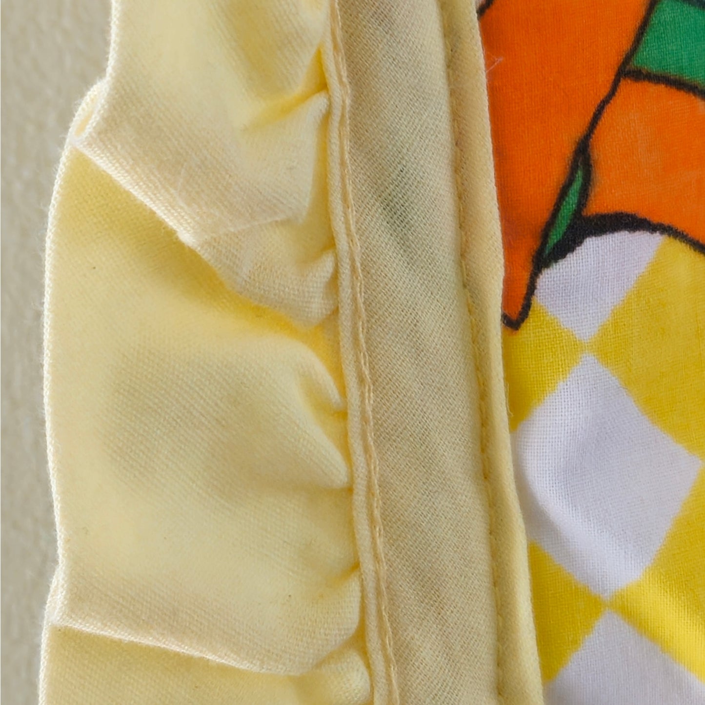 Vintage Ringling Bros Barnum & Bailey Baby Crib Blanket | 1970s Circus Nursery