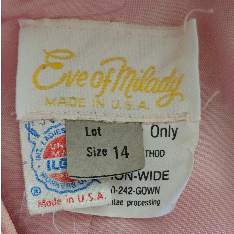 1980s Eve of Milady Blush Pink Cocktail Dress | Women's S/M