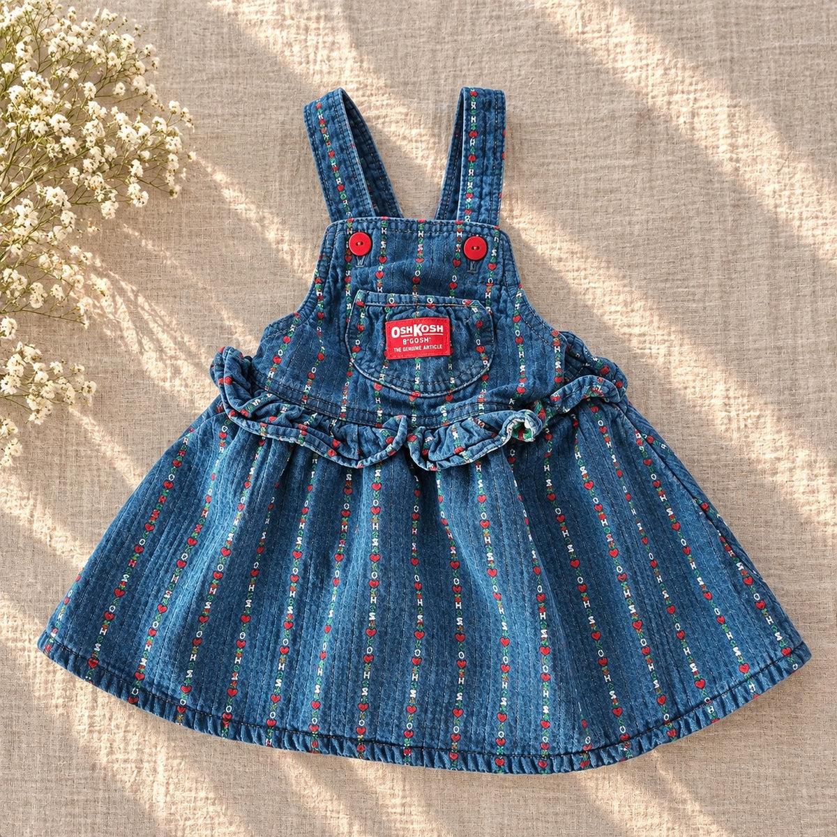 1980s OshKosh B’Gosh Denim Jumper | Girls 3T