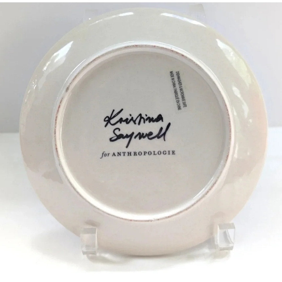 Anthropologie Santa Canape Plate by Kristina Saywell | Krafty K Design Ceramic