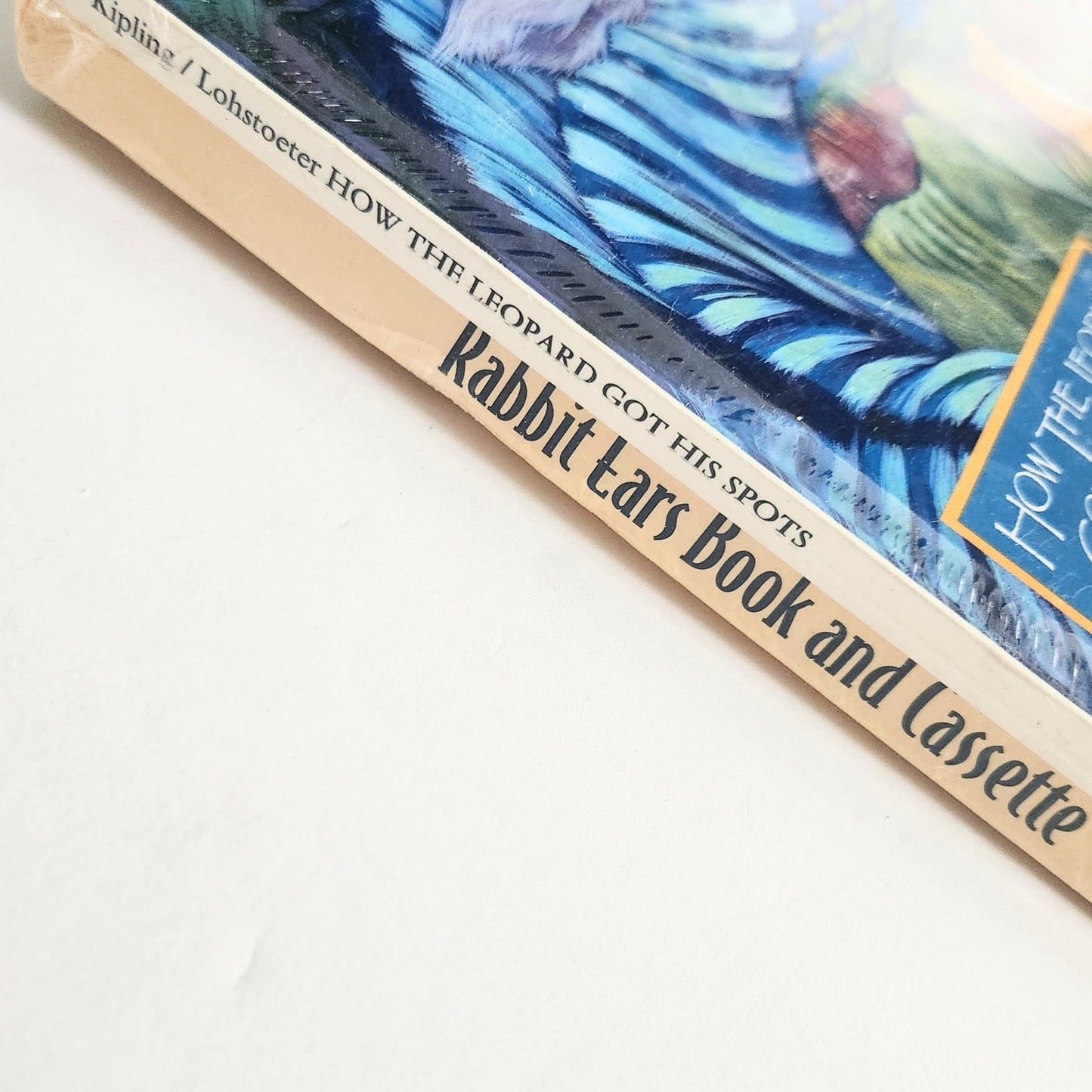 1989 Rabbit Ears "How the Leopard Got His Spots" Book & Cassette