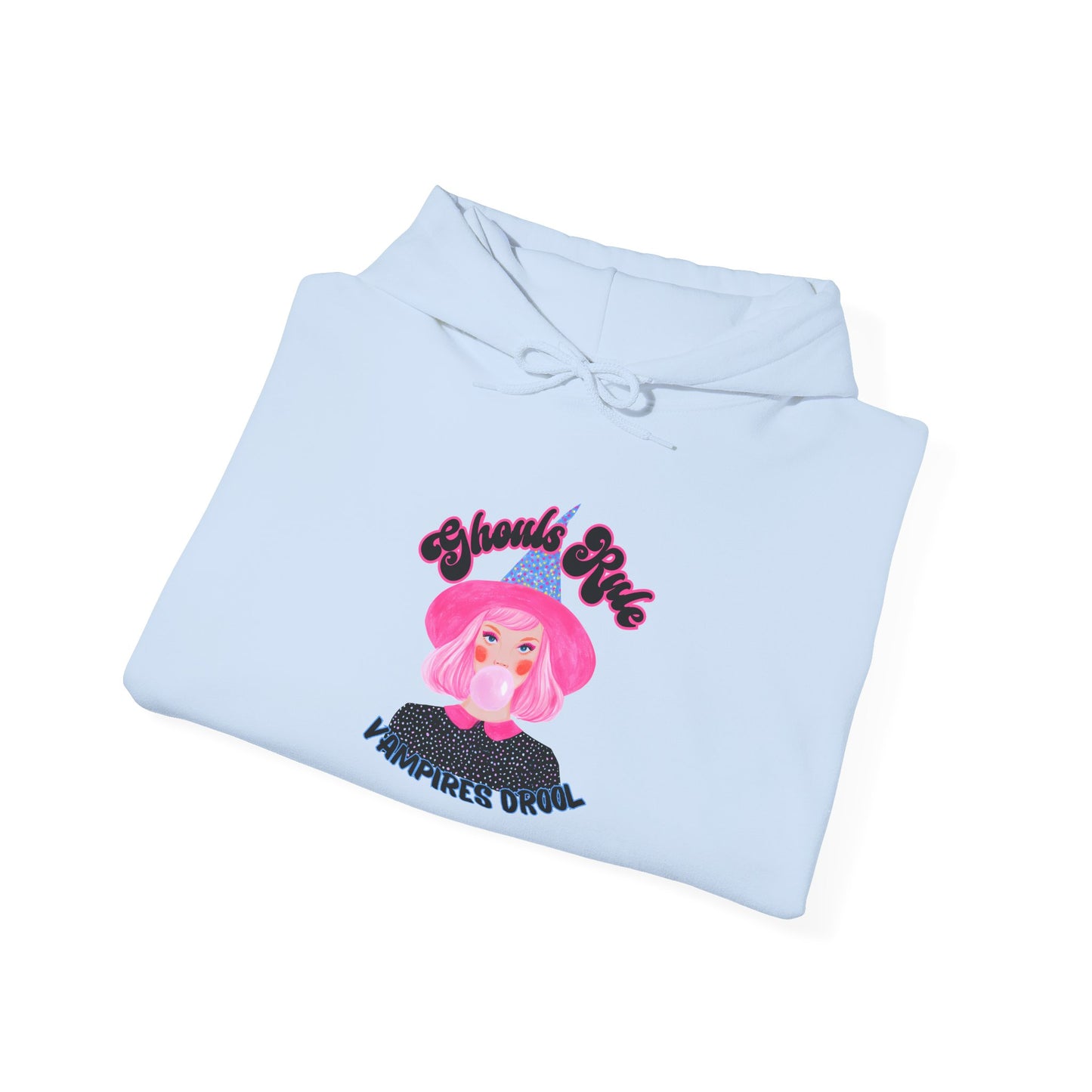 Ghouls Rule Halloween Graphic Hooded Sweatshirt