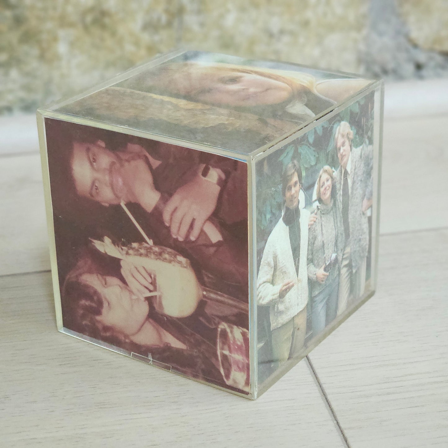 1970s Photo Cube