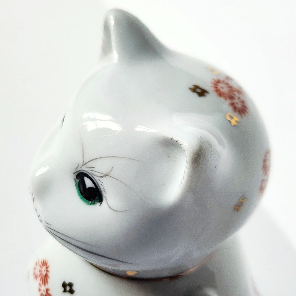 Mid-Century Cat & Koi Porcelain Teapot