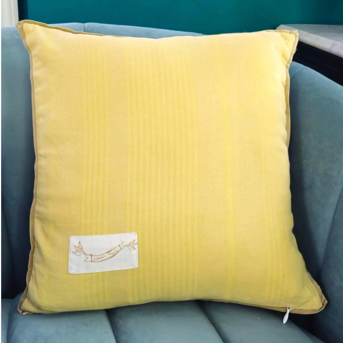 Anthropologie Discontinued Rebekah Maysles Kaveri Embroidered Monkey Pillow 14"