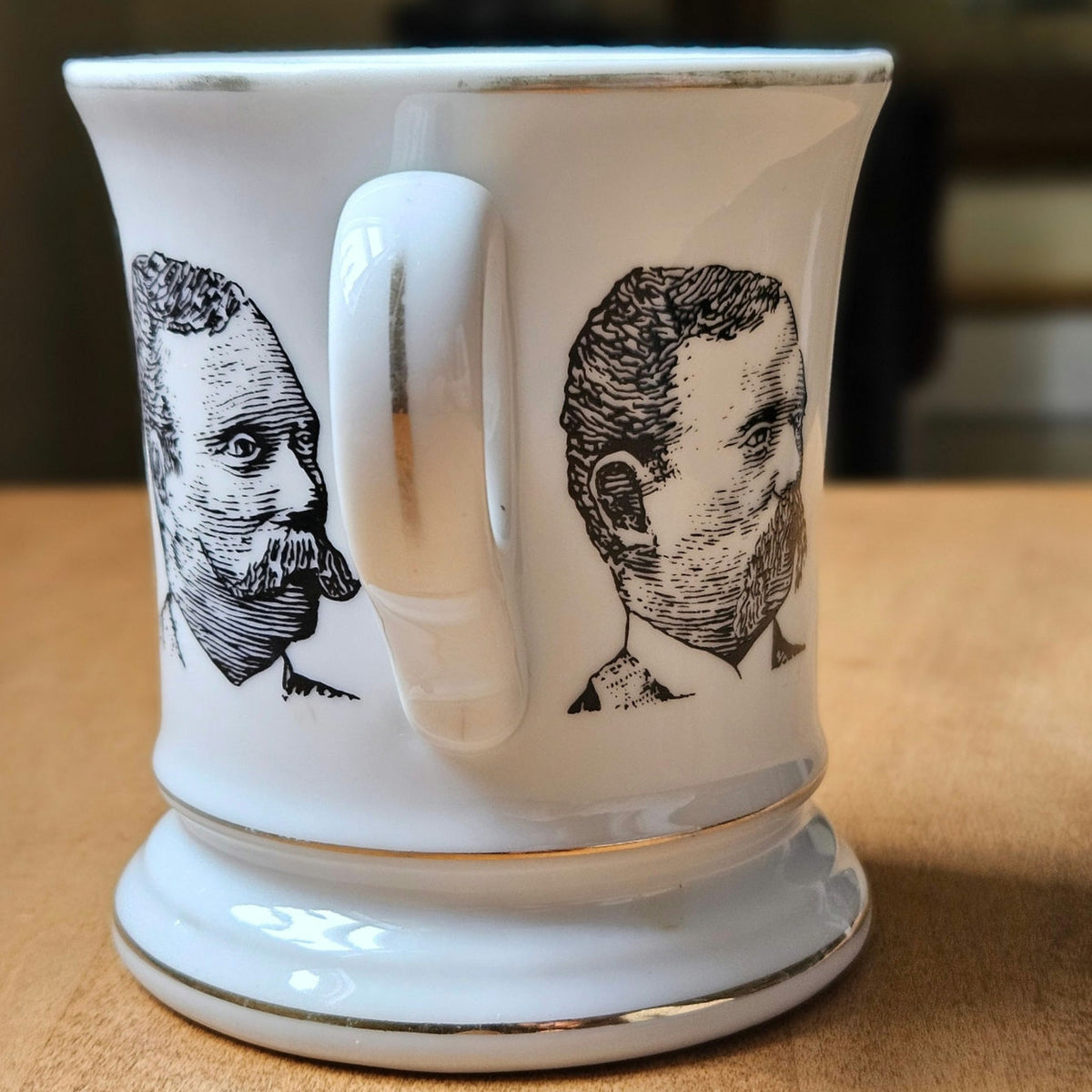 Mid-Century Viking Mustache Mug