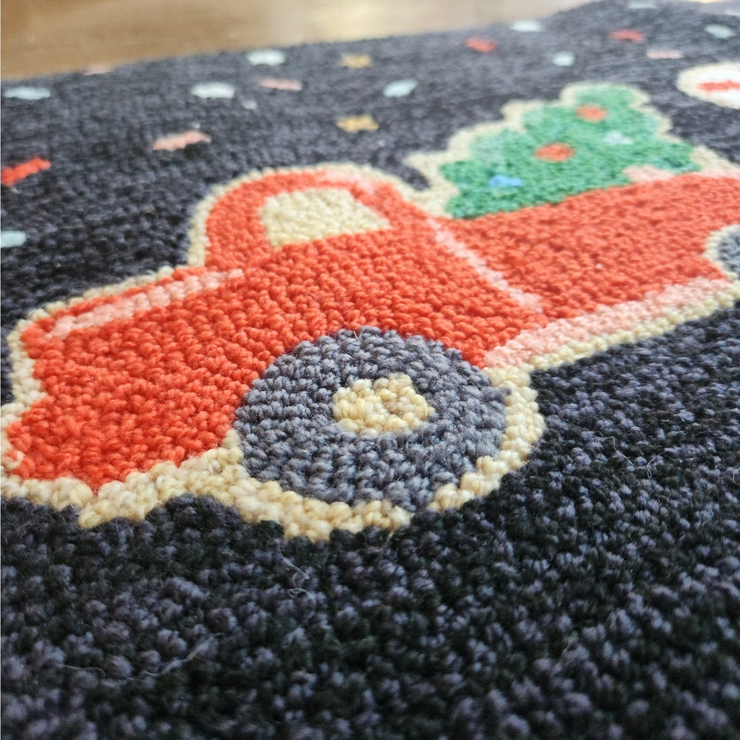 NWT Rifle Paper Co. x Loloi Holiday Truck Confetti Christmas Runner Rug 20"x60"