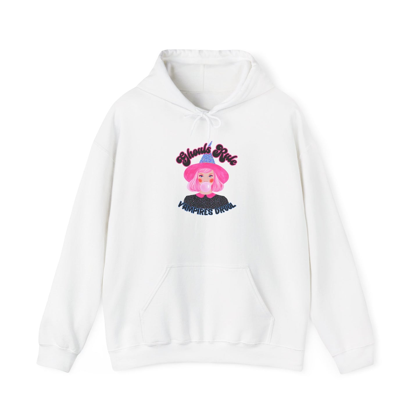 Ghouls Rule Halloween Graphic Hooded Sweatshirt