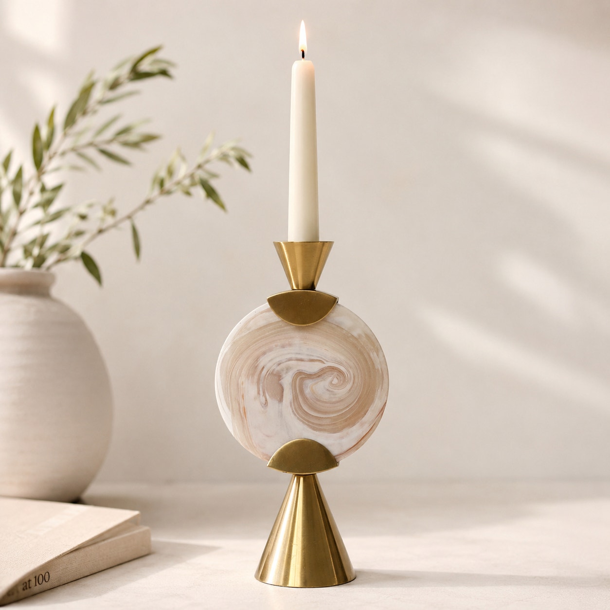 Anthropologie Francine Taper Candle Holder