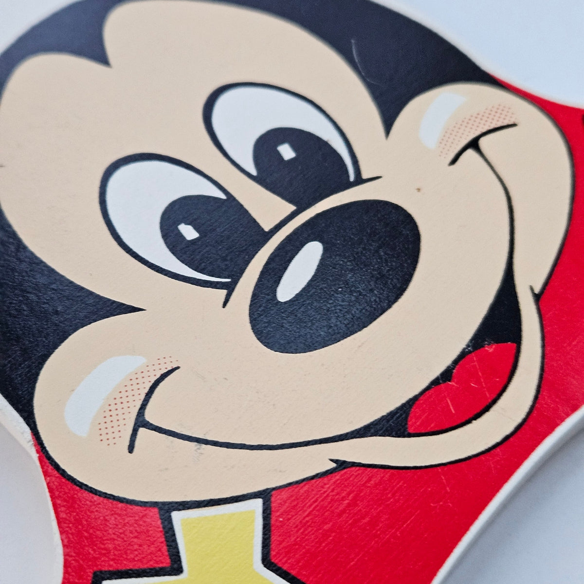 1960s Disney Mickey Mouse Wooden Hanger