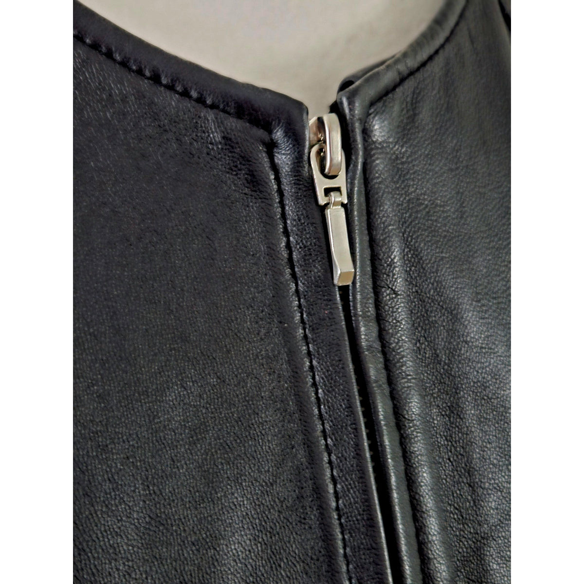 Y2K Pamela McCoy Leather Macramé Black Jacket | Women's L