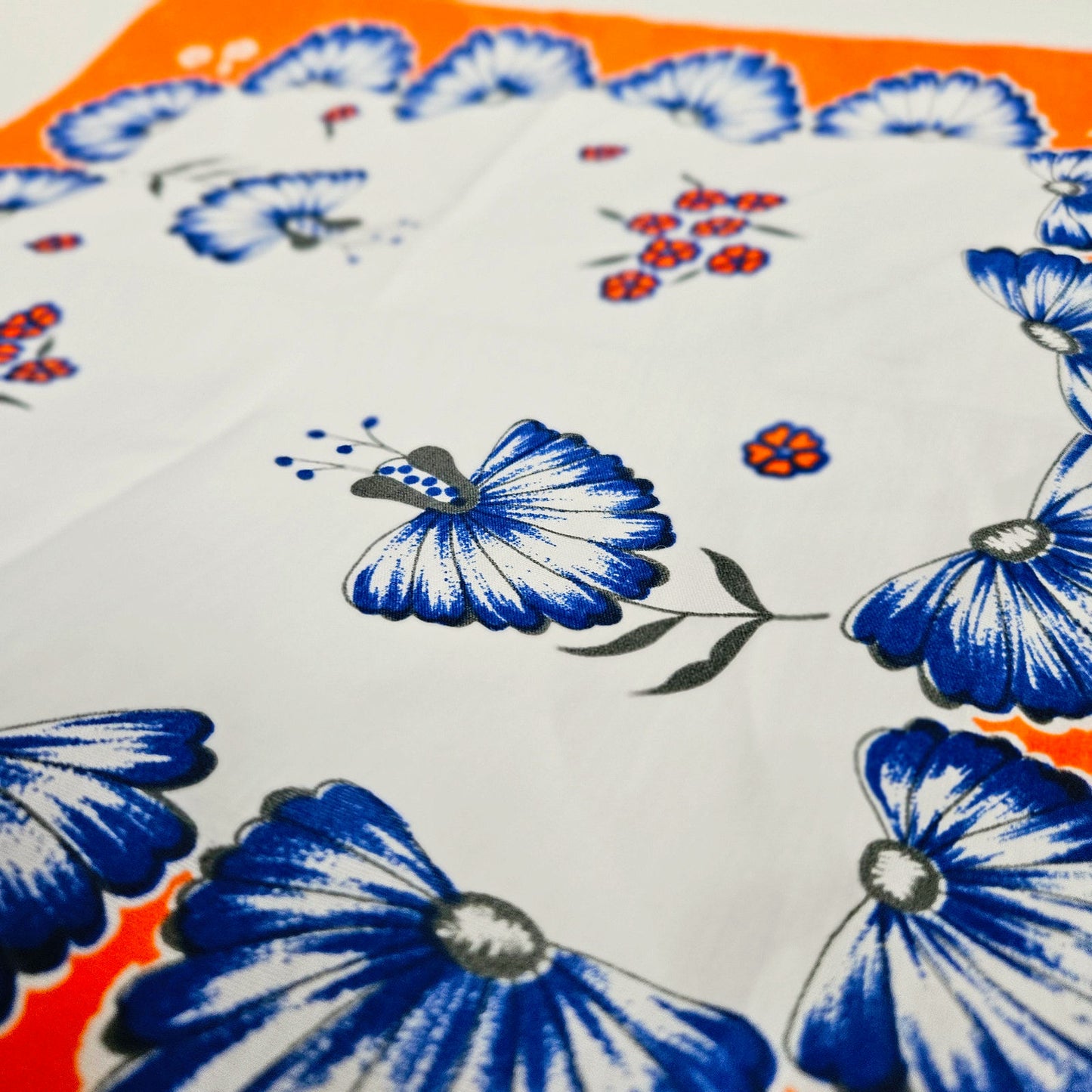 1960s Mod Floral Cloth Napkins