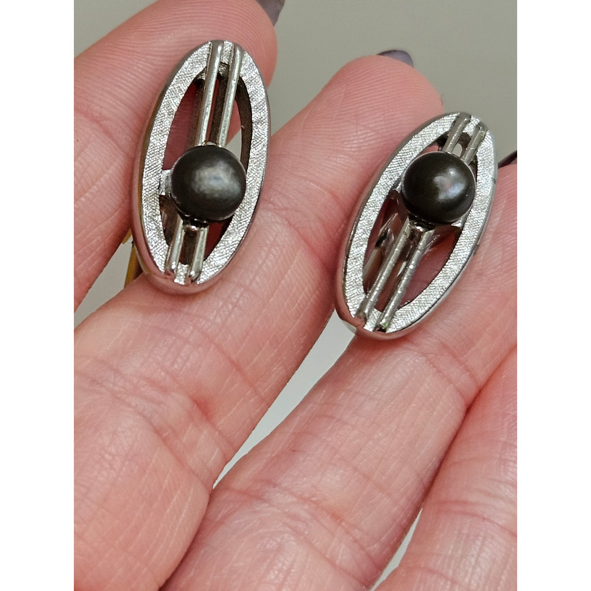 MCM Swank Chatoyant Hawk’s Eye Cufflinks