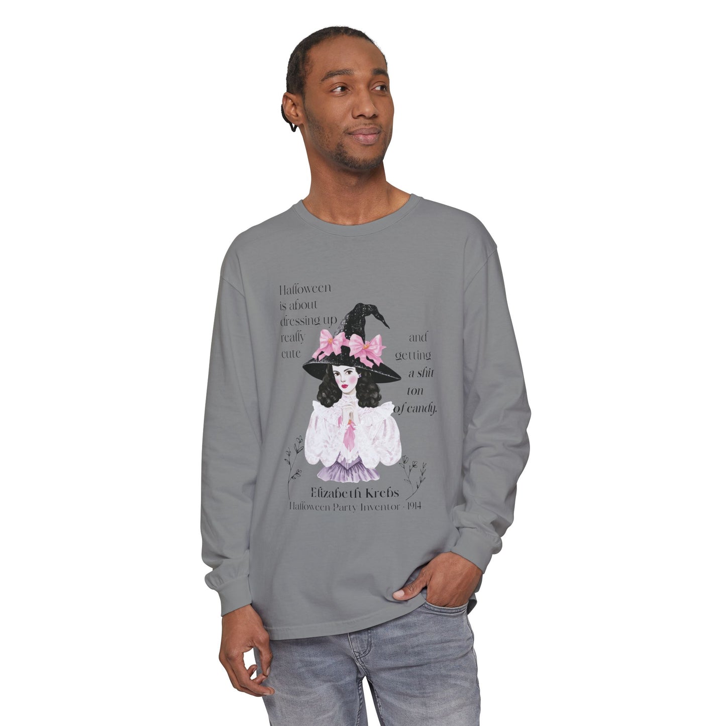Elizabeth Krebs Halloween Witch Long Sleeve Tee