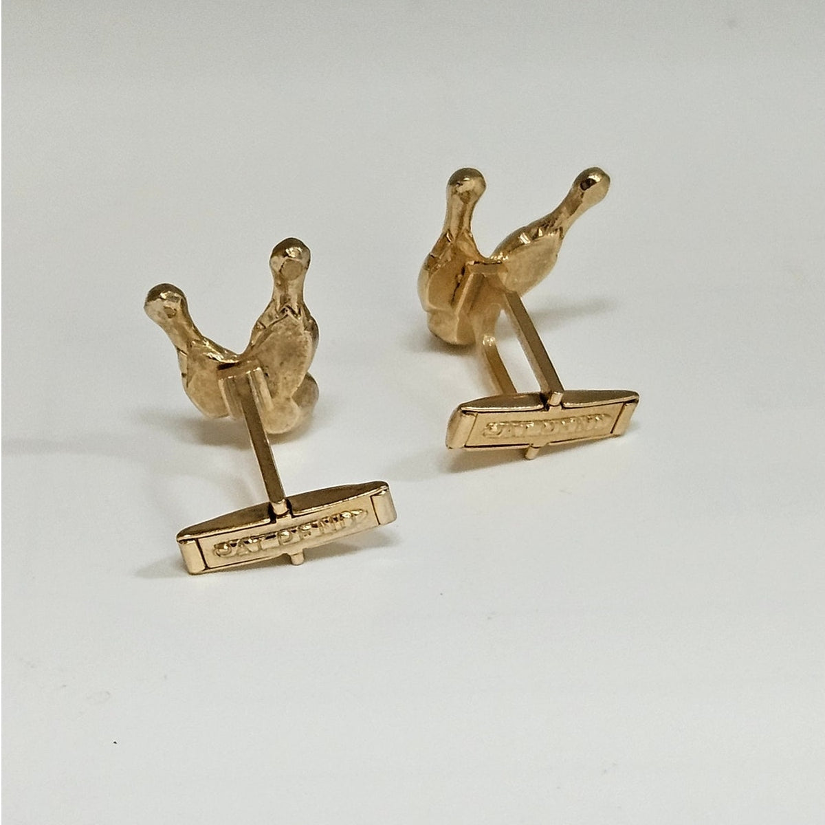 MCM Gold Bowling Cufflinks