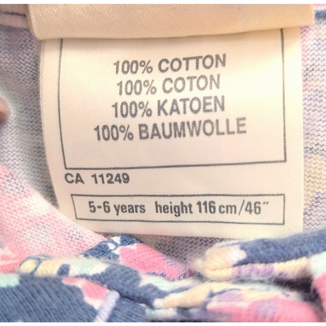 Vintage Laura Ashley Mother & Child Girls Floral Dress | 5-6 Y | 100% Cotton