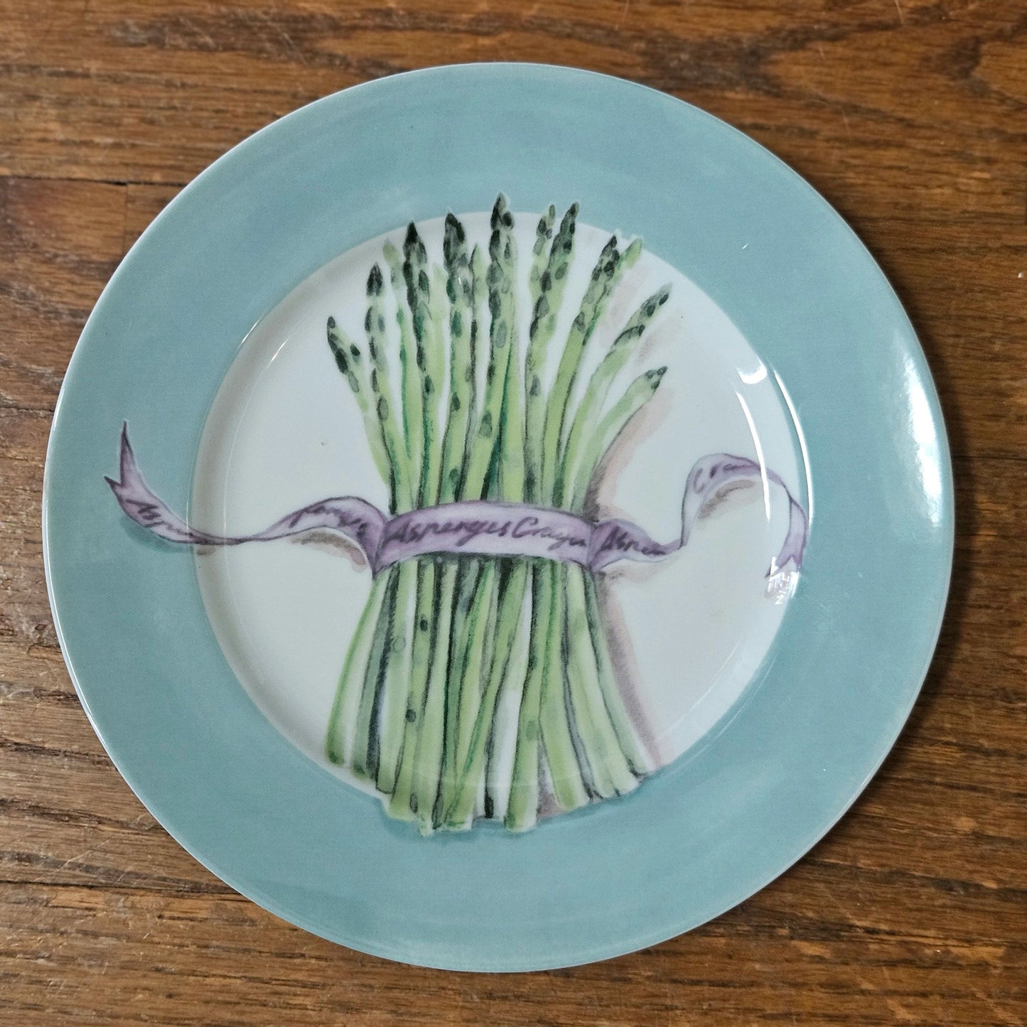 Williams Sonoma Asparagus Curated Vintage Plate Wall Set