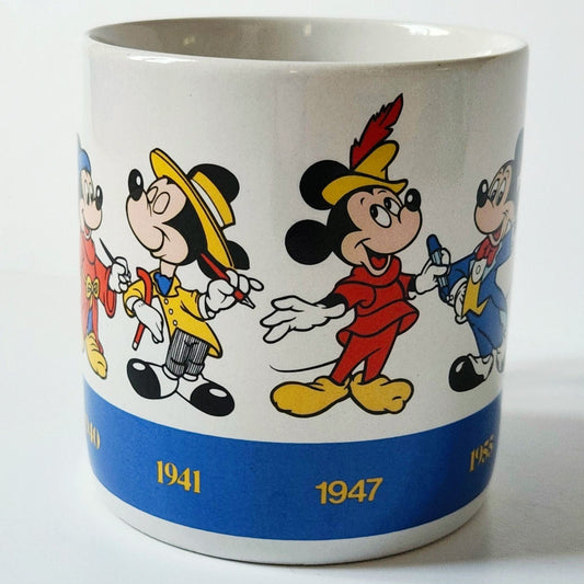 1980s Mickey Through the Years Mug