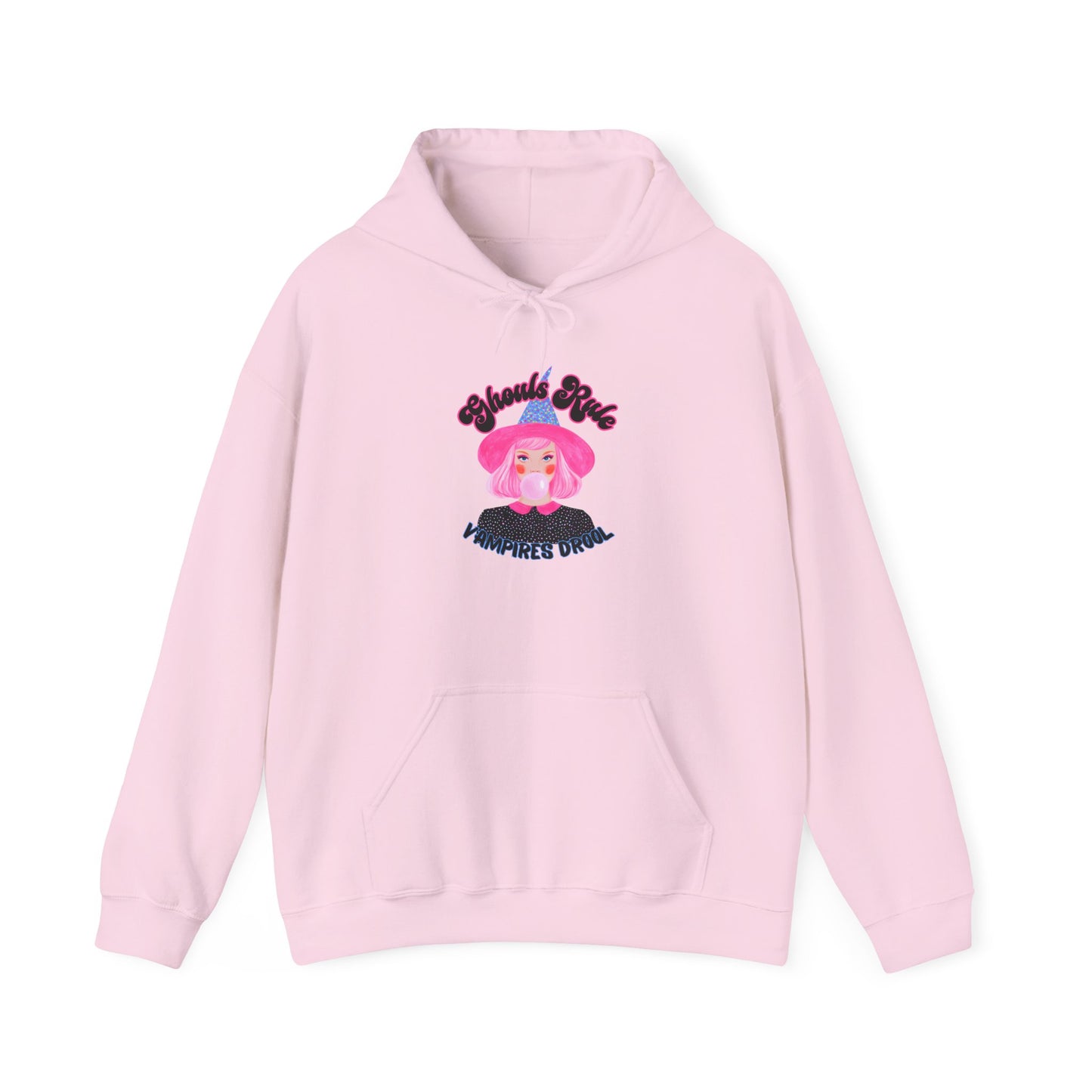 Ghouls Rule Halloween Graphic Hooded Sweatshirt