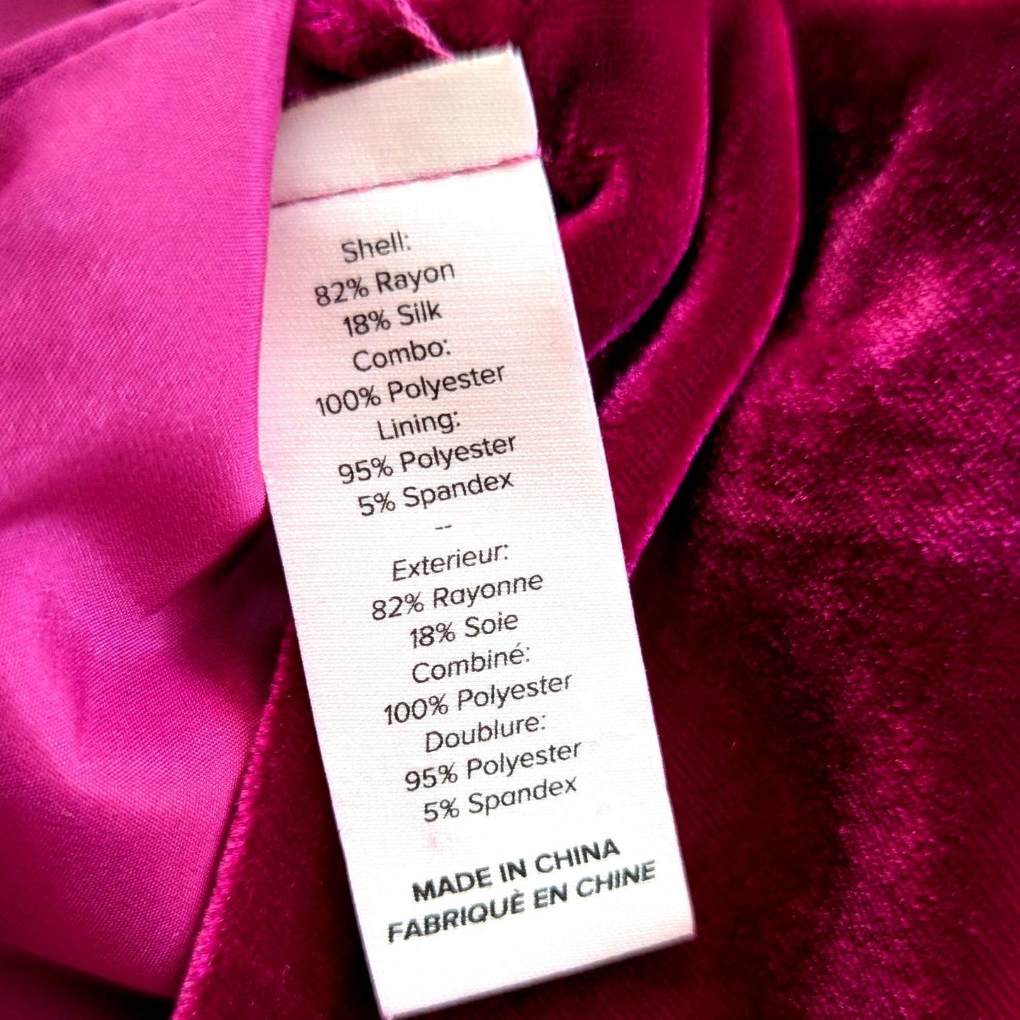 NWT Cinq à Sept Silk Velvet Blouse | Women's S