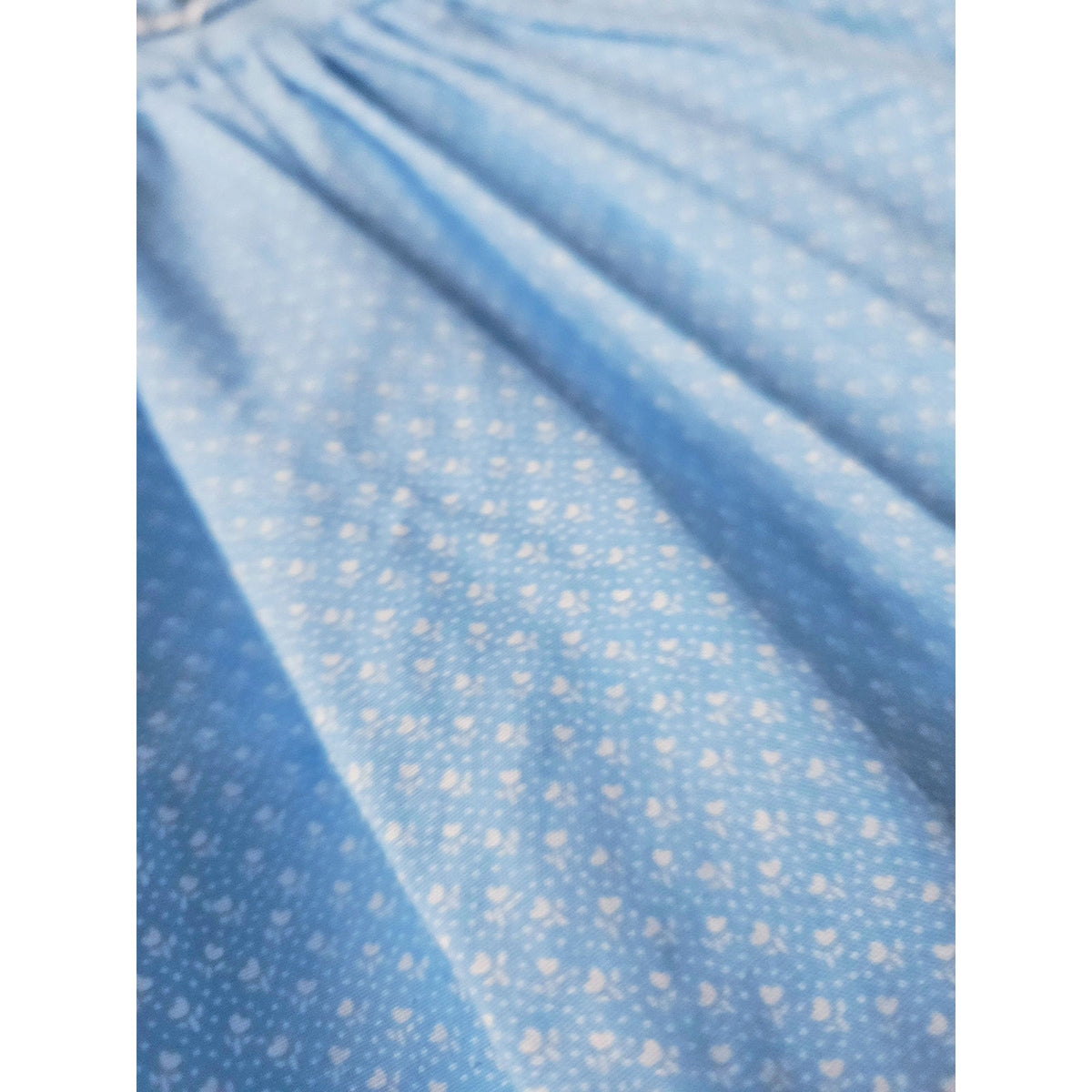 1980s Baby Togs Blue Goose Pinafore Dress | Girls 24M