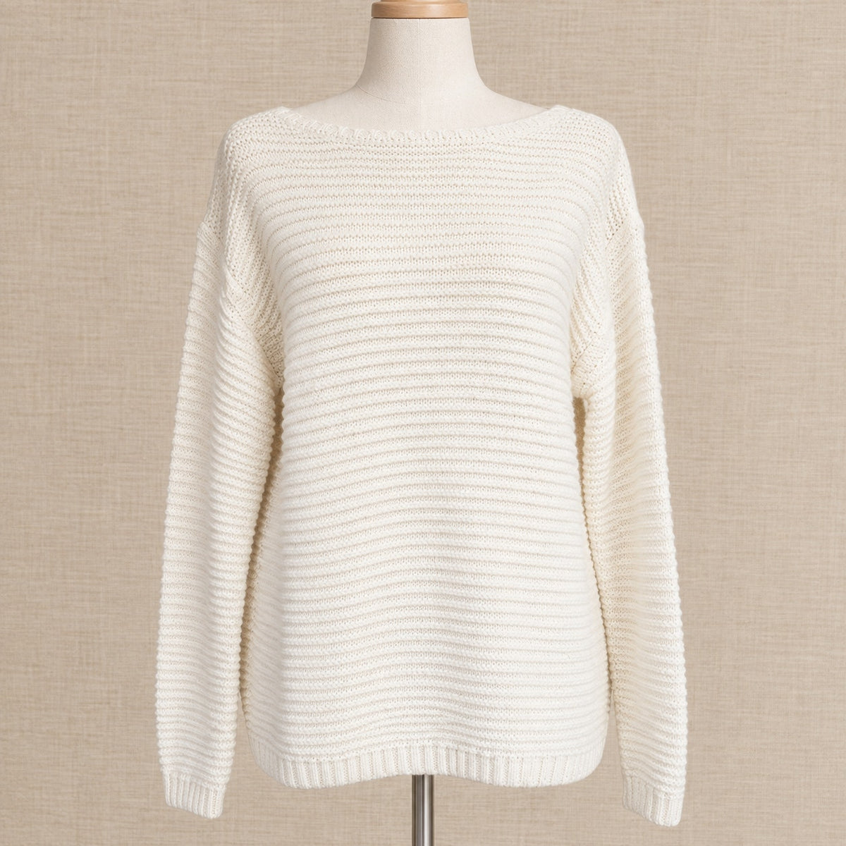 HIHO Tortola BVI Cream Alpaca Sweater | Women's M