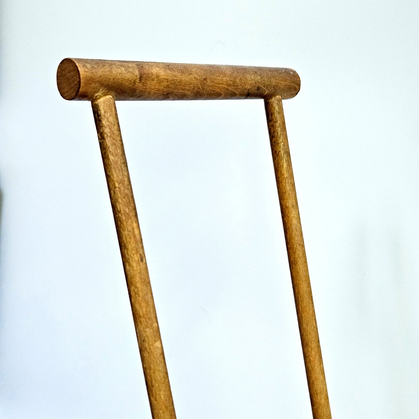 Antique Victorian Handmade Bentwood Doll Push Chair Stroller Circa 1900