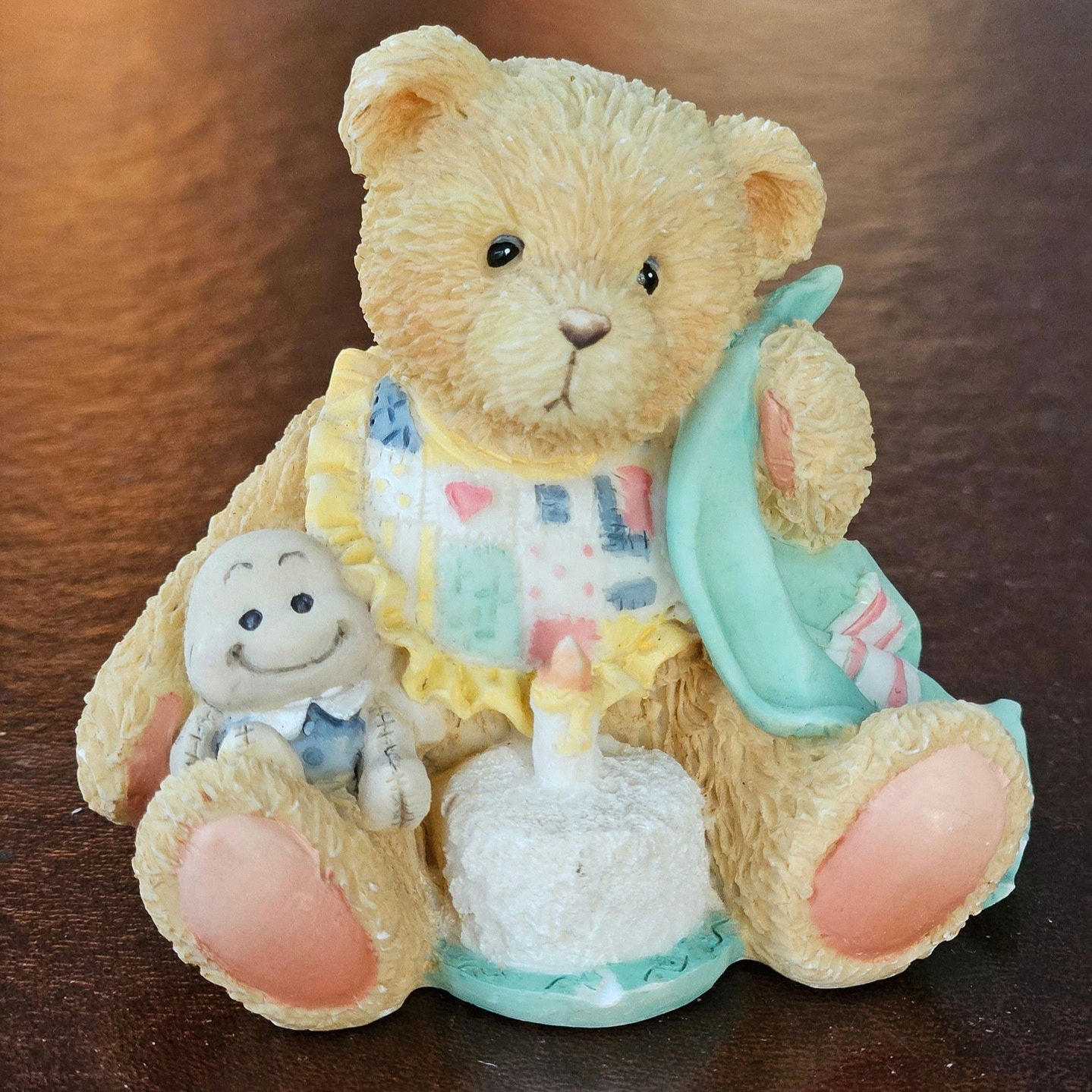 Vintage 1992 Priscilla Hillman “Age 1 – Beary Special One” Figurine | Hamilton Gifts | First Birthday Bear