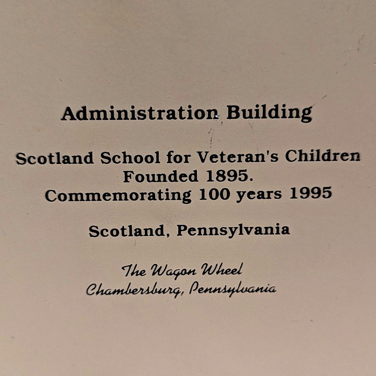 1995 Cat’s Meow Scotland School Pennsylvania Shelf Sitter