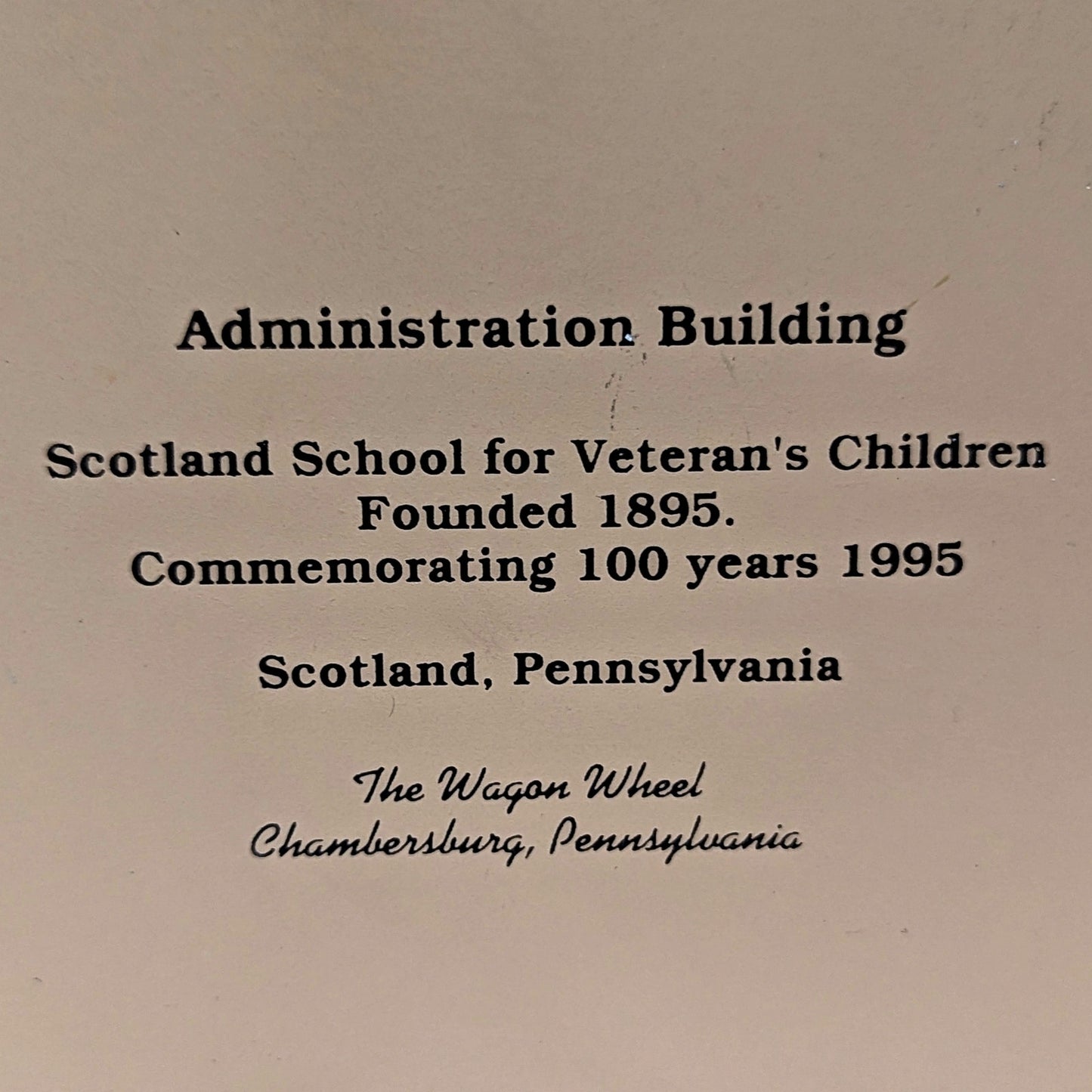 1995 Cat’s Meow Scotland School Pennsylvania Shelf Sitter