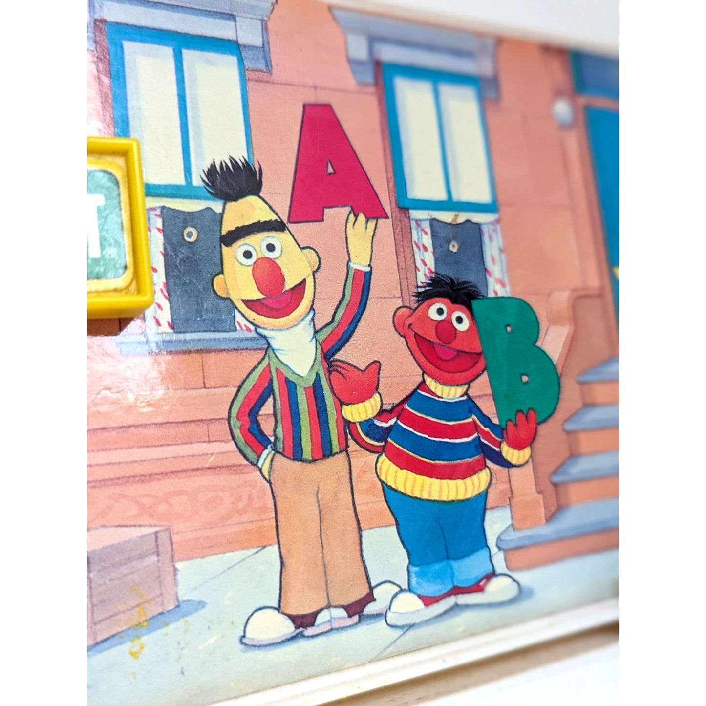 Vintage 1986 Sesame Street Reversible Activity Center & Food Tray Muppets, Inc.