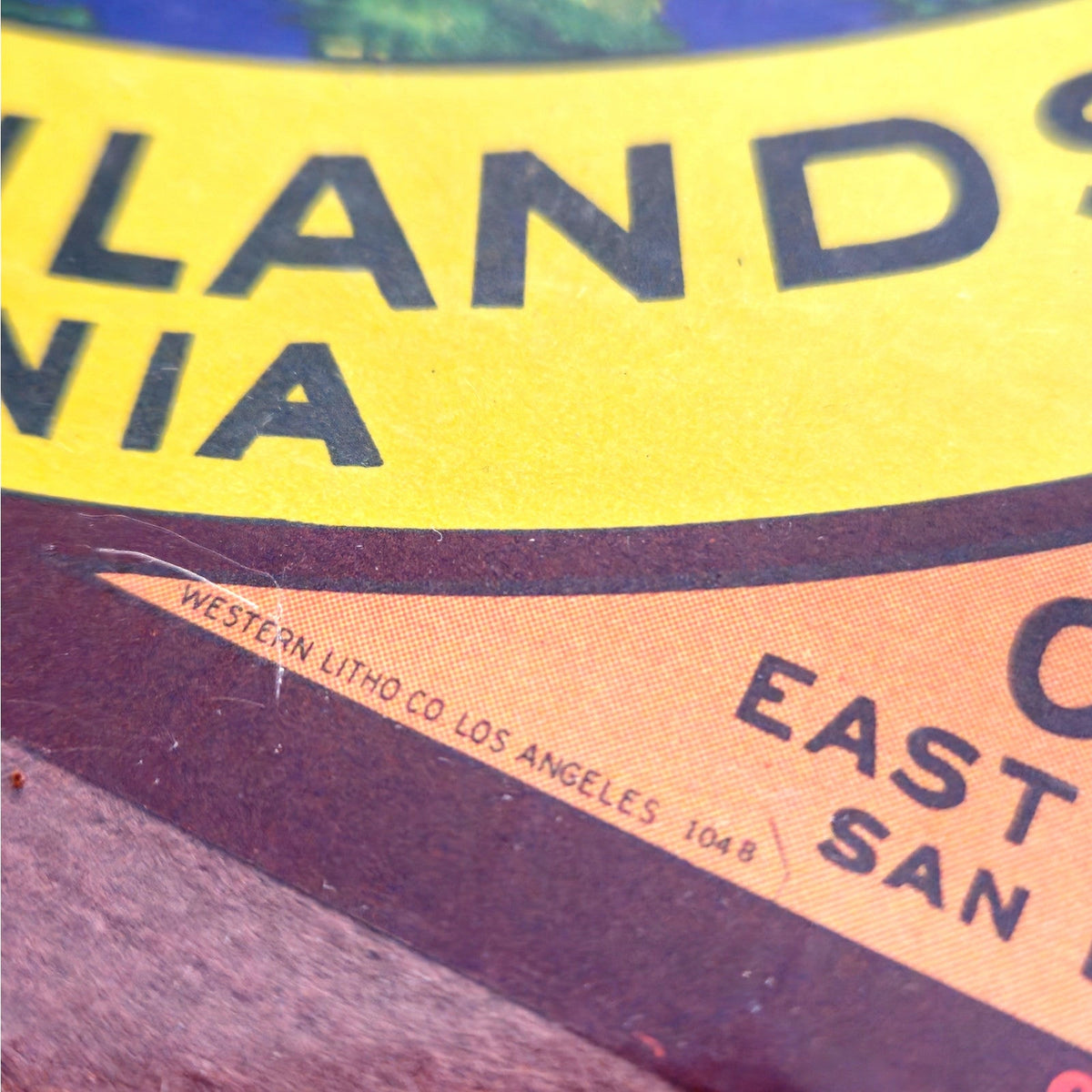 Print of 1930s California Double A Brand Citrus Crate