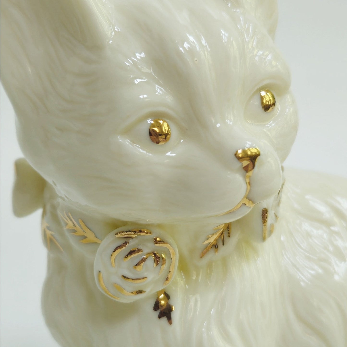 1980s Formalities by Baum Brothers Ivory Cat Figurines Pair