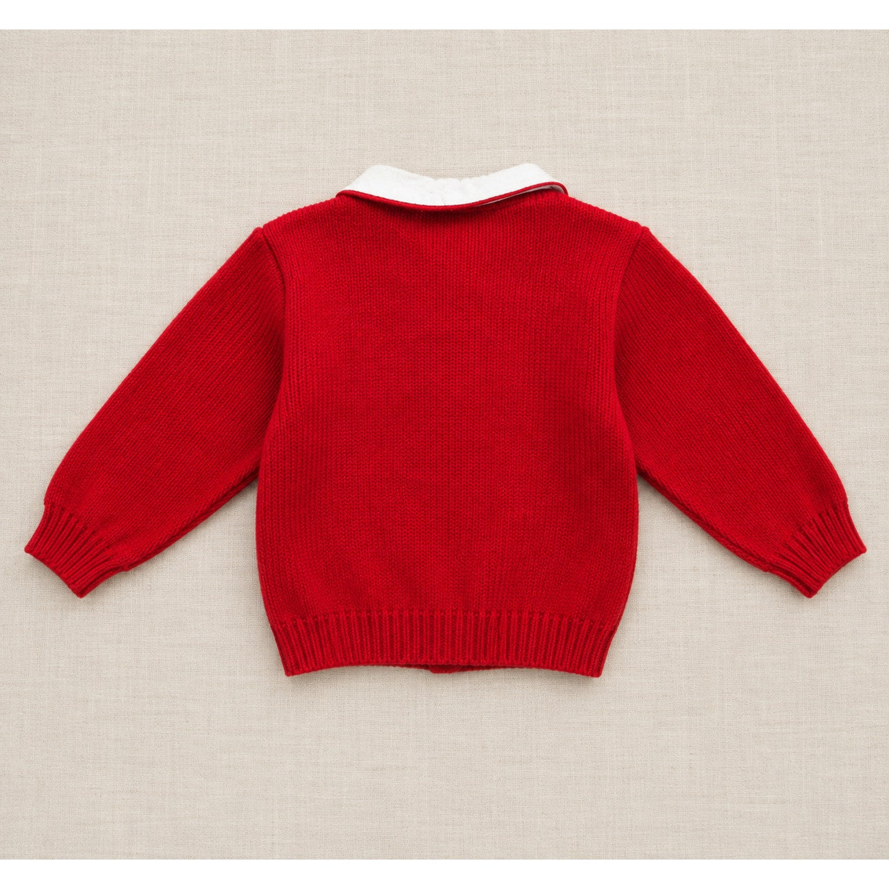 Vintage 1990s Toddler Girls Red Scottie Dog Sweater Cardigan B.T. Kids 2T
