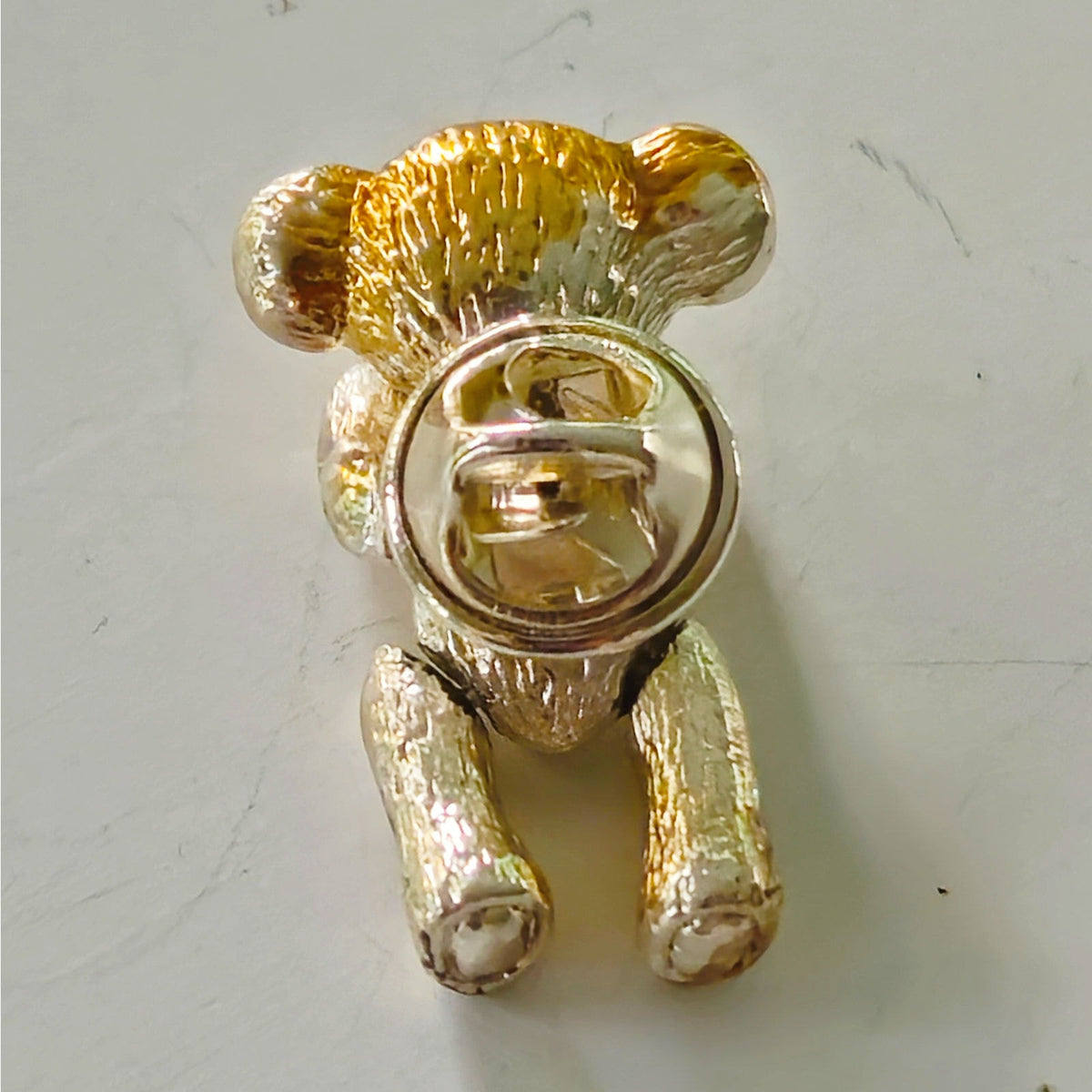 1980s Teddy Bear Lapel Pin