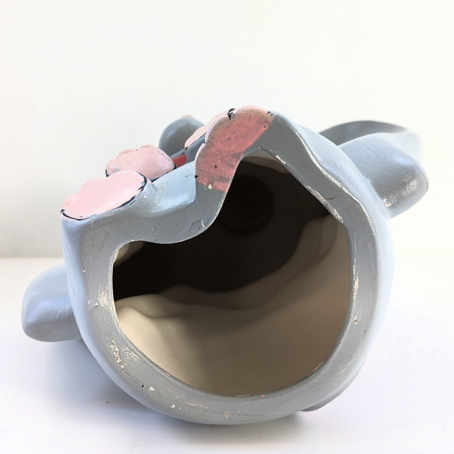 Vintage 1980s Walt Disney World Dumbo Figurine | Hand Painted Ceramic Collectible | 9" Disney Character Statue | Kids Home