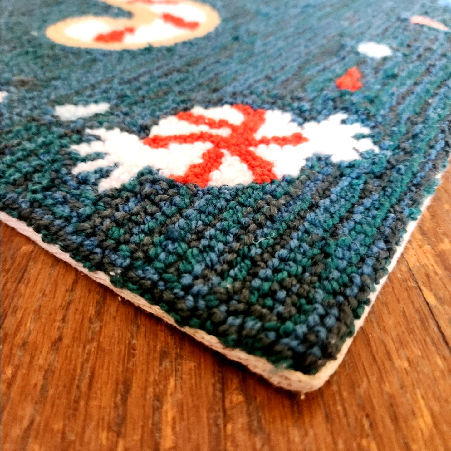 Rifle Paper Co x Loloi Green Cookies Holiday Runner Rug 20x60