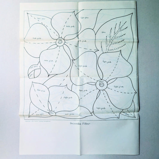 1983 Leslie Linsley Periwinkle Pattern