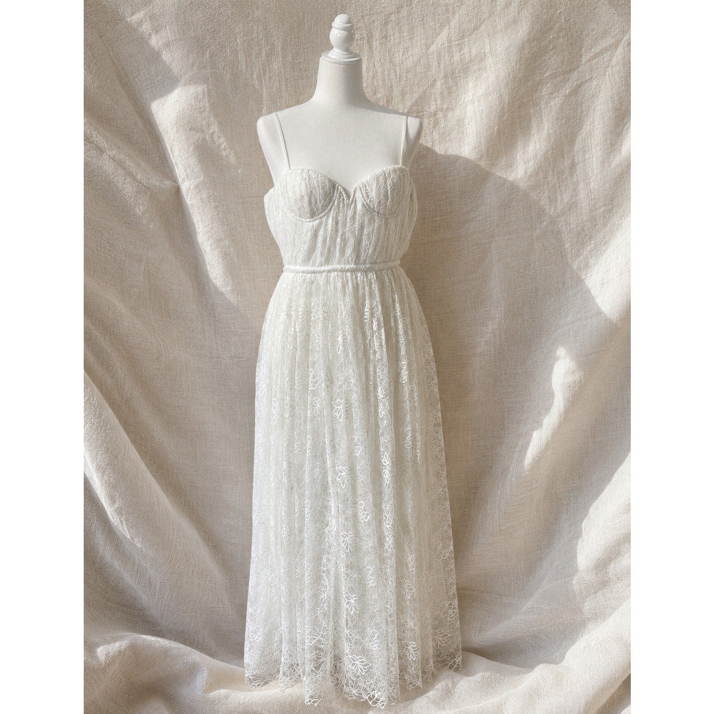 SAU LEE Anthropologie BHLDN Selena Bridal Dress Size 12