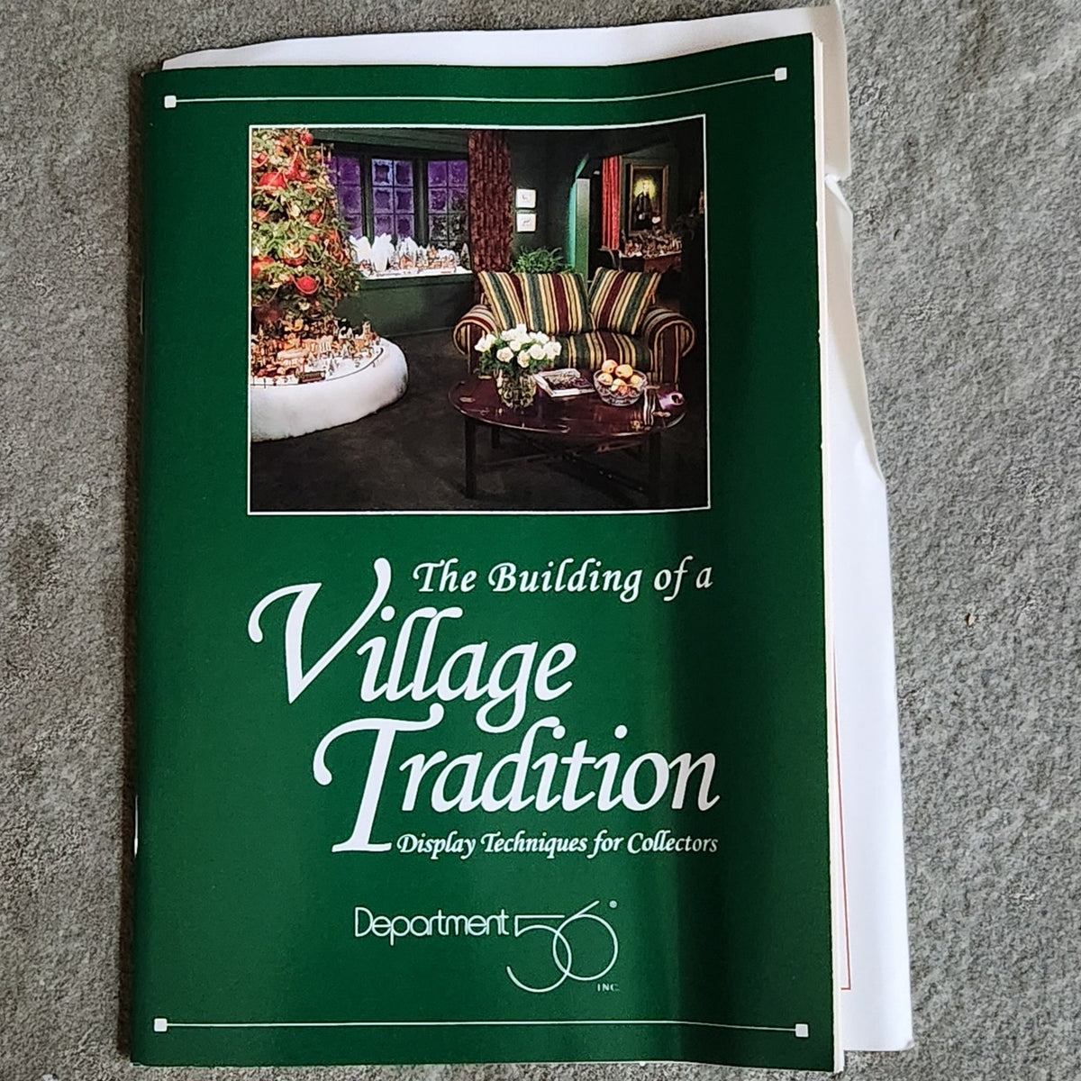 Vintage 1994 Dept 56 "The Building of a Village Tradition" VHS & Booklet