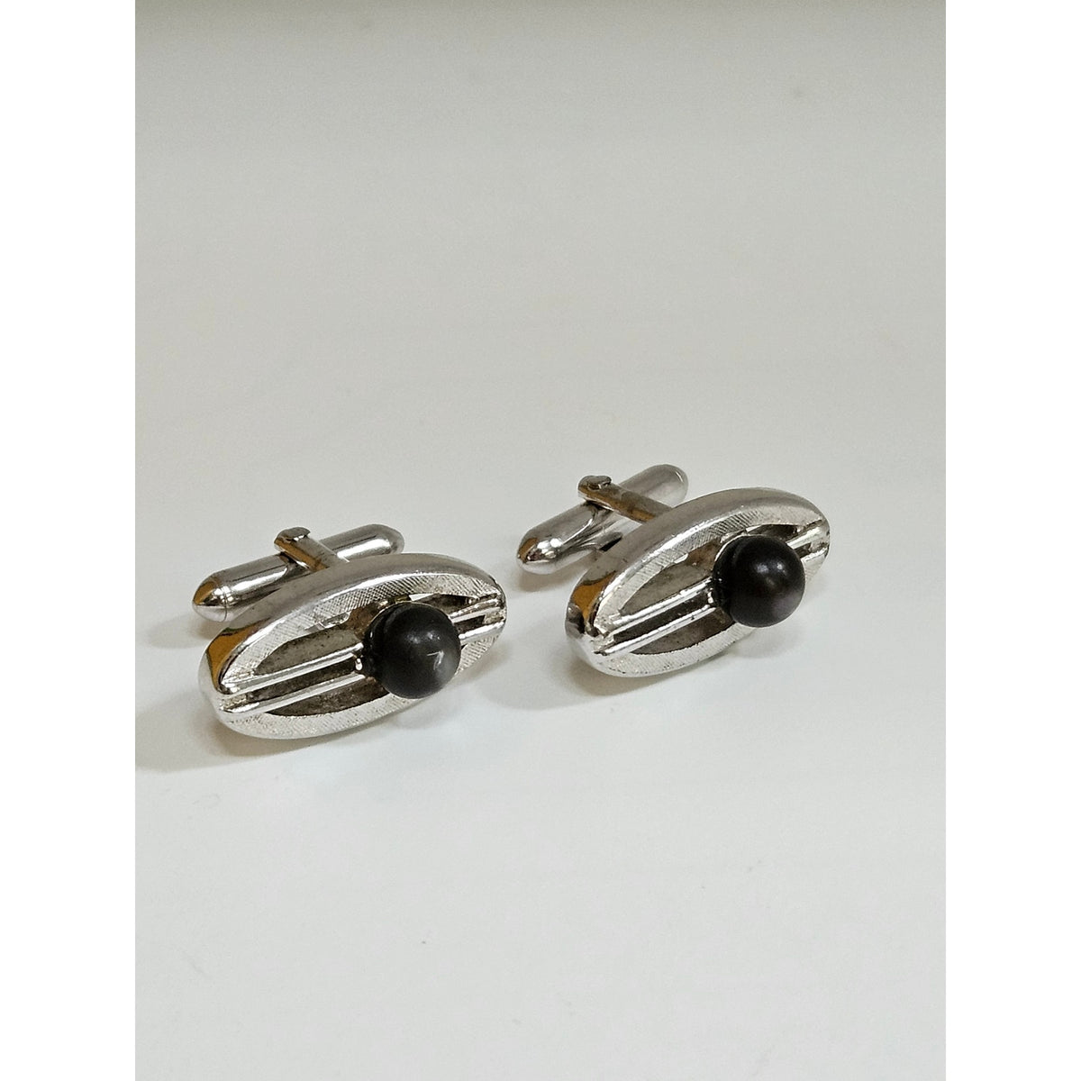 MCM Swank Chatoyant Hawk’s Eye Cufflinks