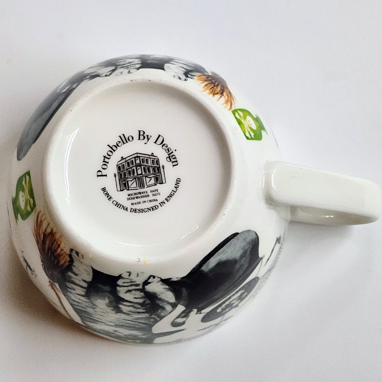 🎃 Creepy Cat Bone China Halloween Mug - Portobello By Design | Home
