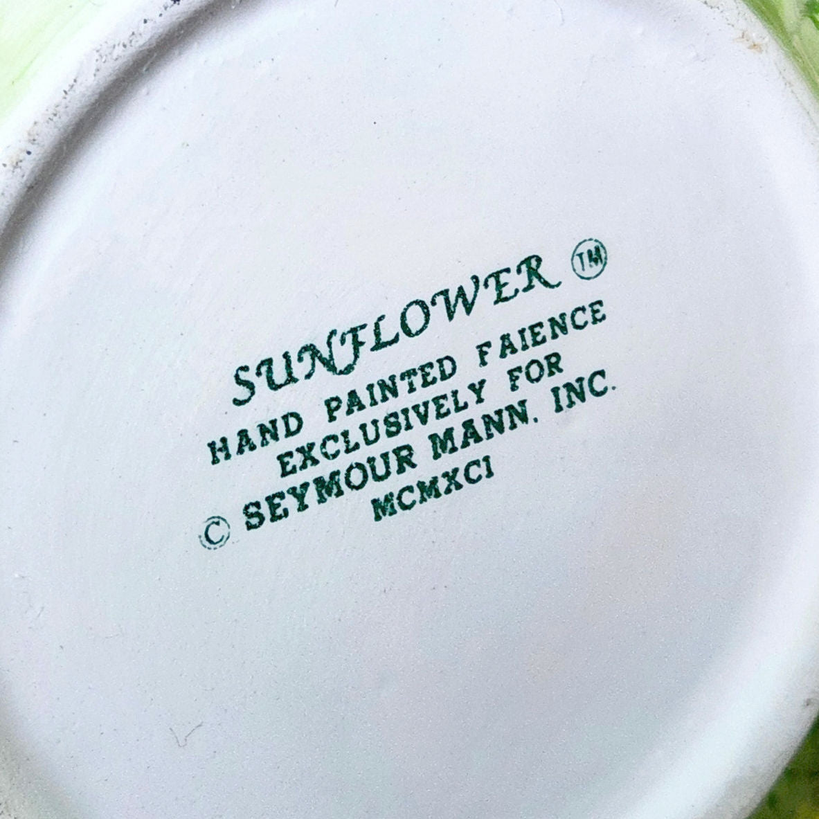 1990s Seymour Mann Sunflower Teapot