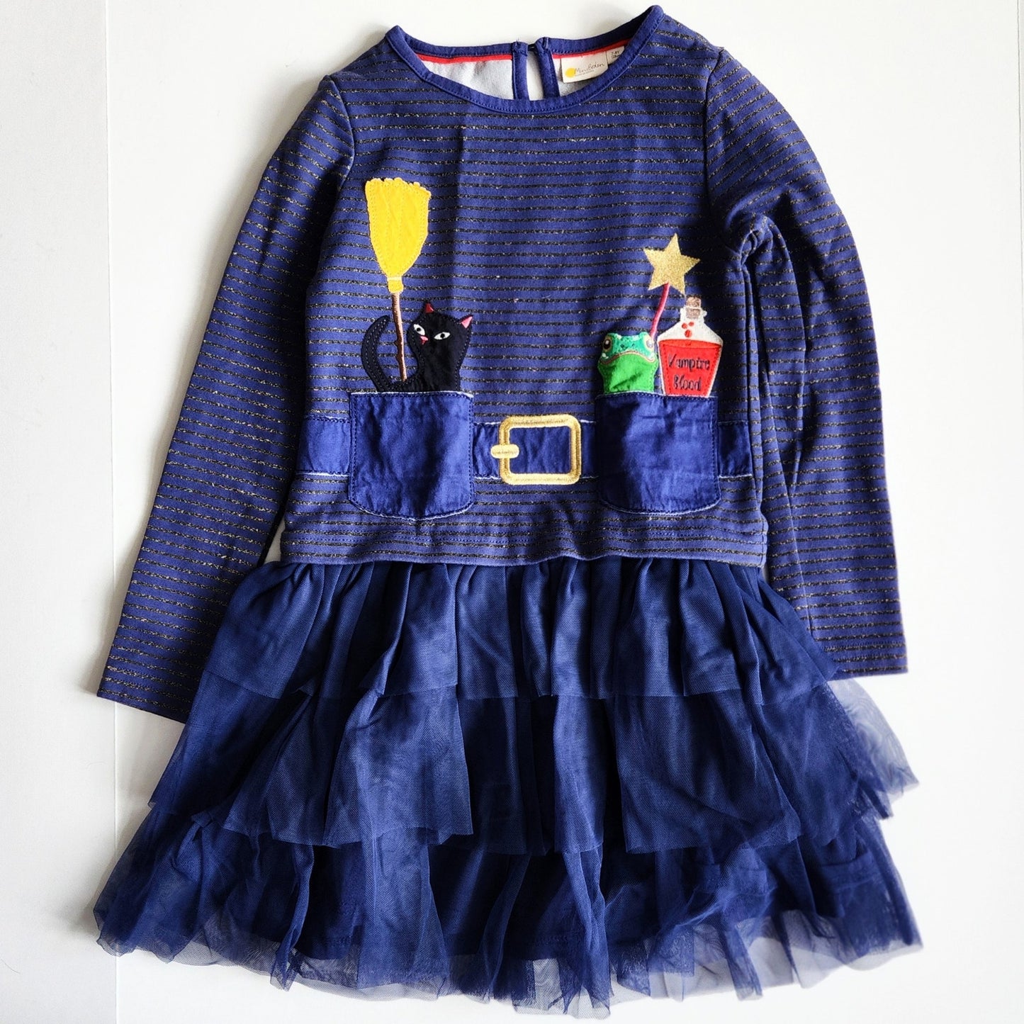 Mini Boden Halloween Witch Dress | Girls 7-8Y