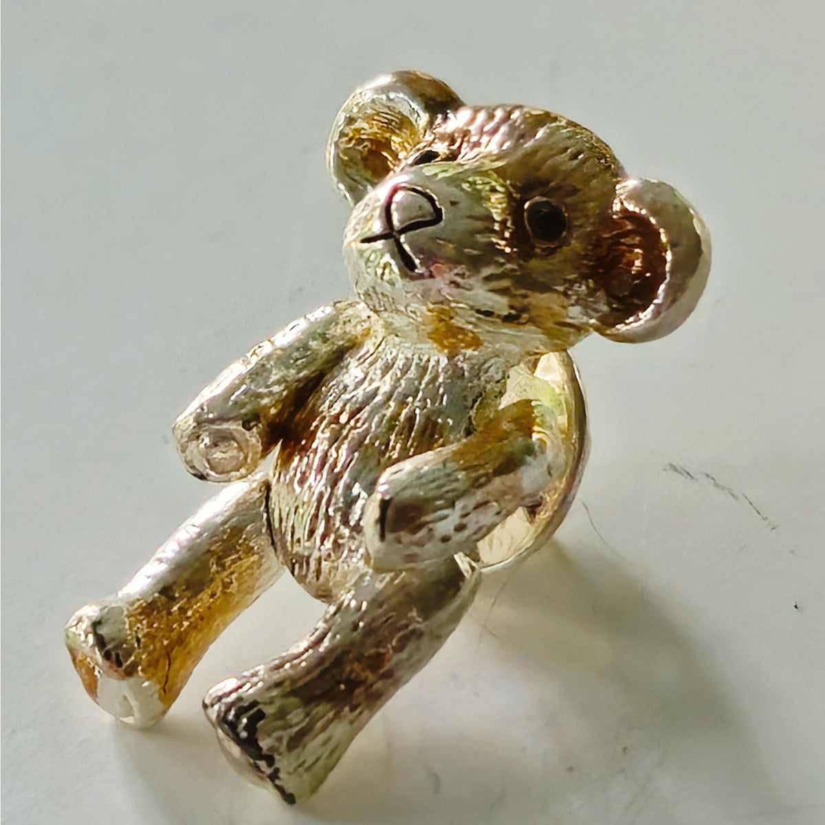 1980s Teddy Bear Lapel Pin