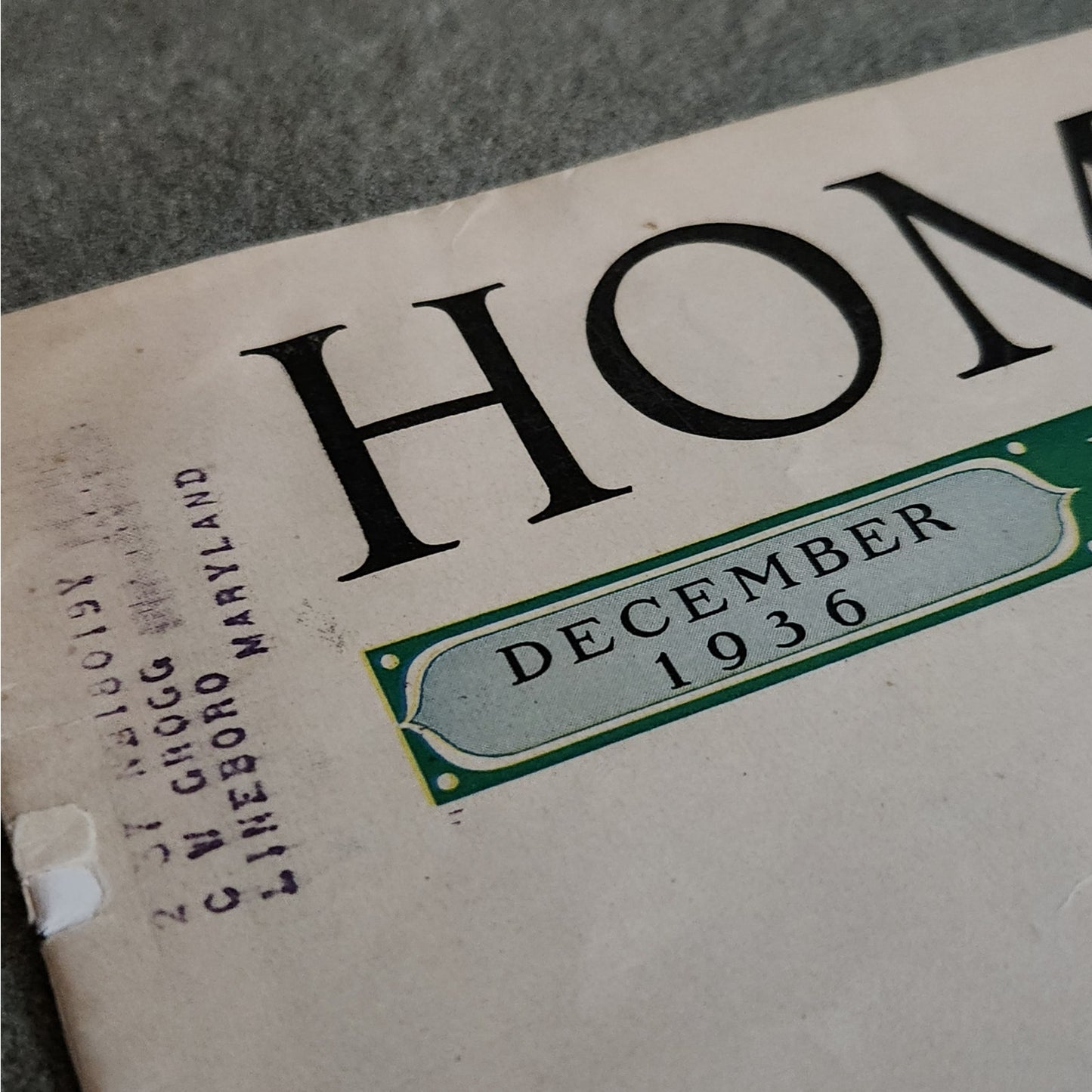 Vintage 1936 Home Arts Needlecraft Magazine – December Christmas Edition