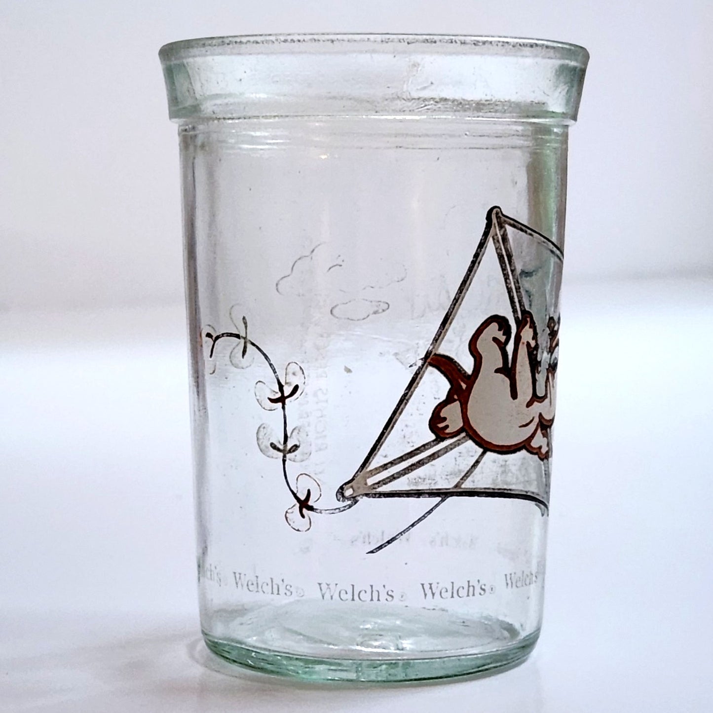 Vintage 1990 Welch’s Jelly Glass – Tom & Jerry Kids Cartoon Collectible – Retro Cup